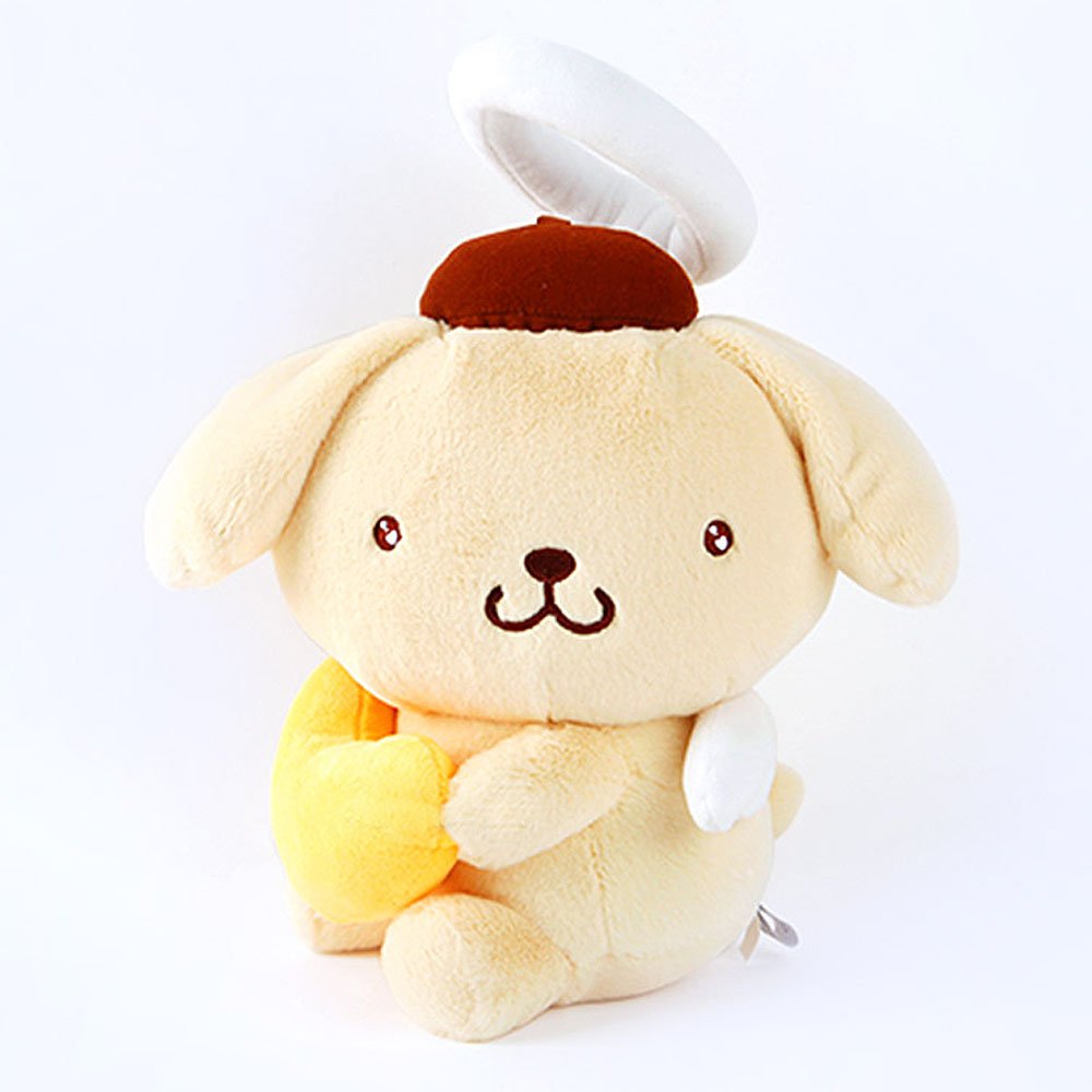 Sanrio Pompompurin Angel Halo Heart 10" Plush