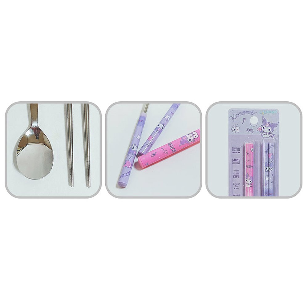 Sanrio Kuromi Spoon & Chopstick Set