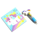 Unicorn Friends Memo Pad Mini Pen Set