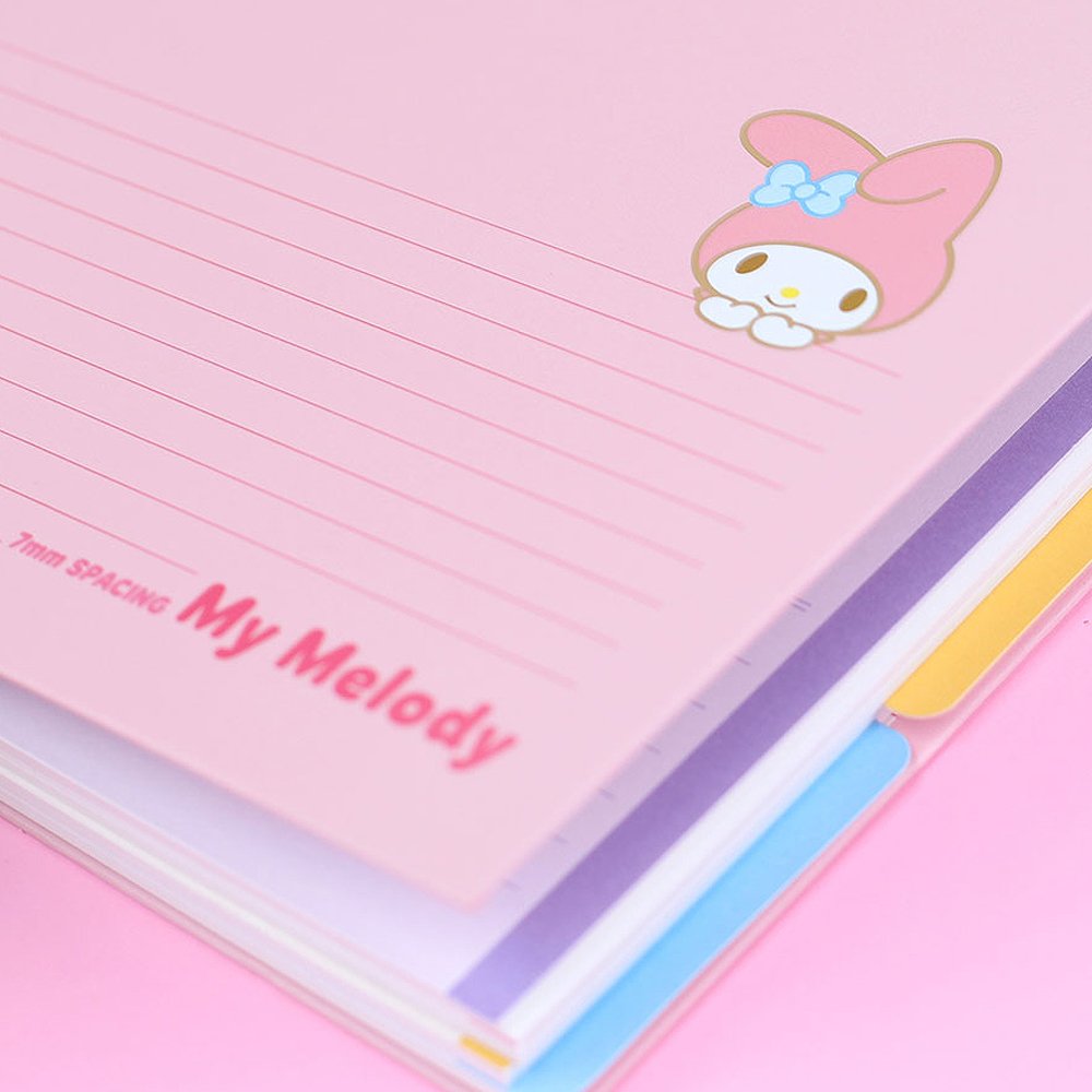 Sanrio Characters 4 Index Notebook