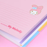 Sanrio Characters 4 Index Notebook