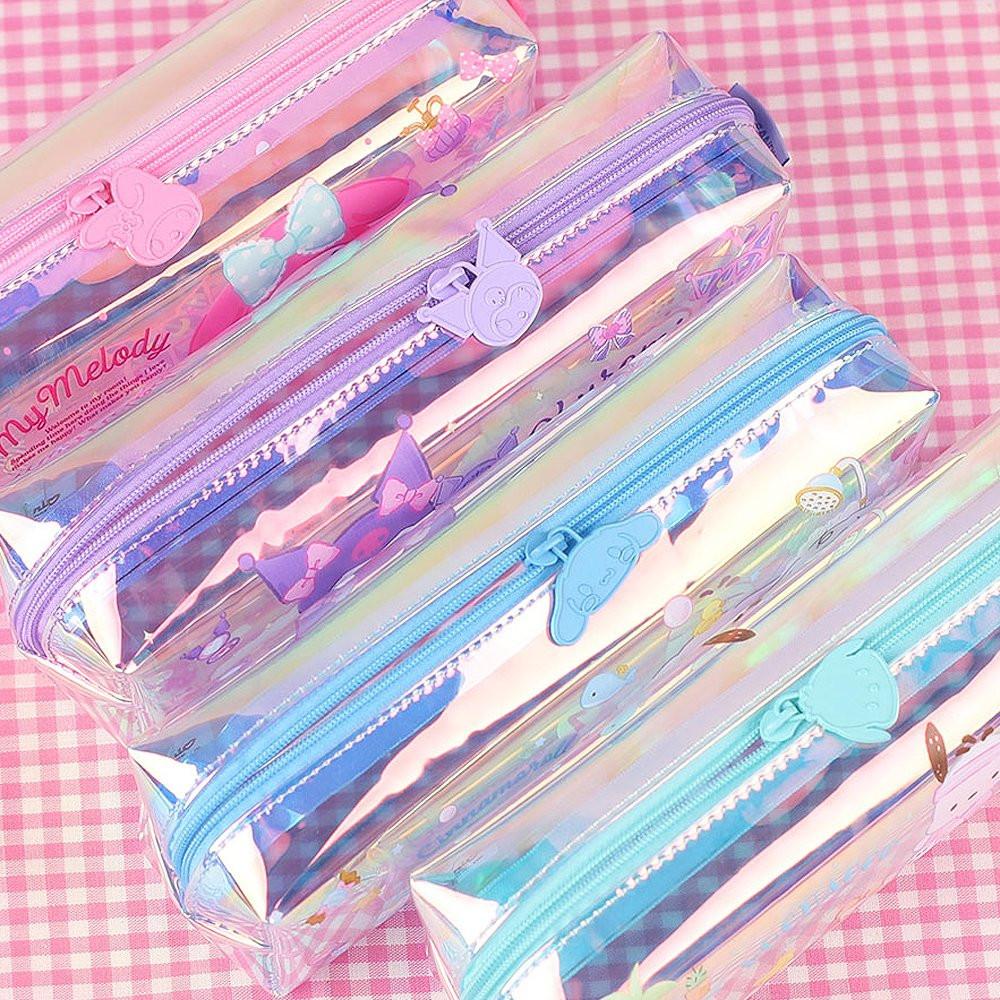 Sanrio Characters Hologram Pencil Pouch
