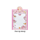 Sanrio Characters Mini Clip Board With Memo Pad