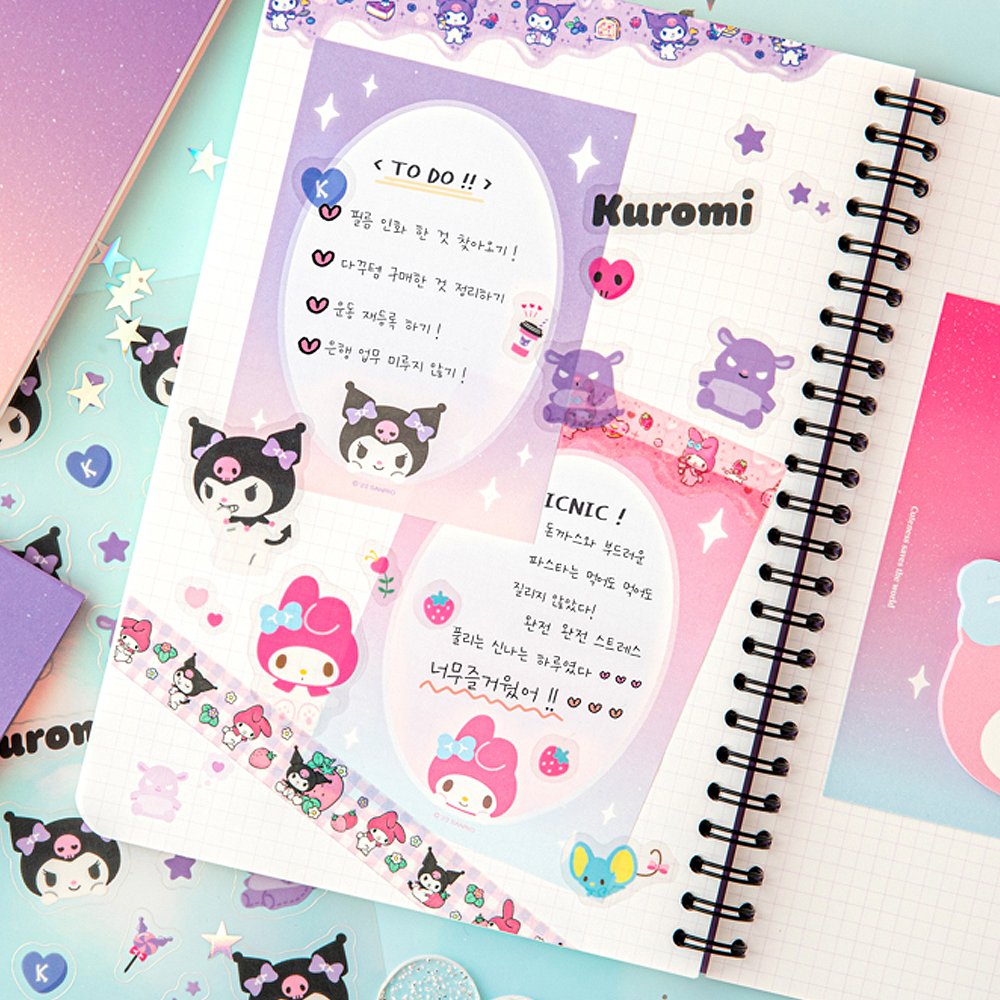 Sanrio Characters 4-Months Study Planner Set : Cutie