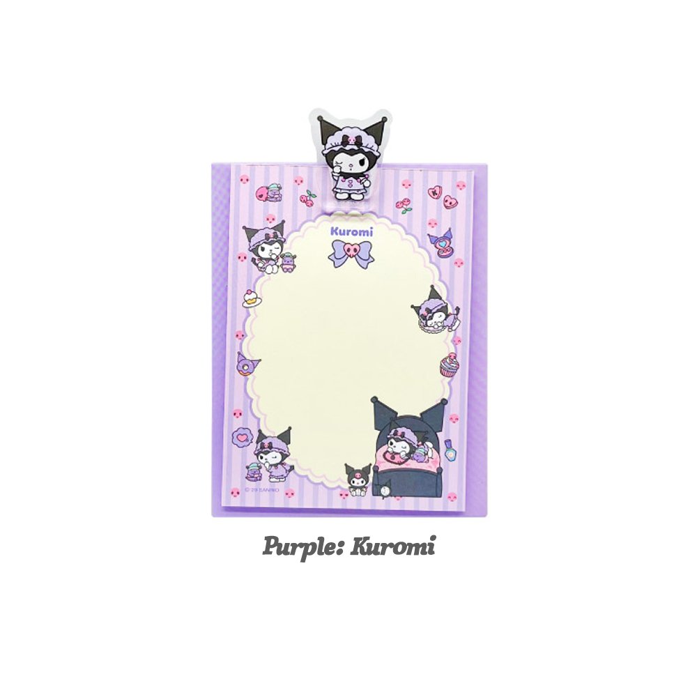 Sanrio Characters Mini Clip Board With Memo Pad