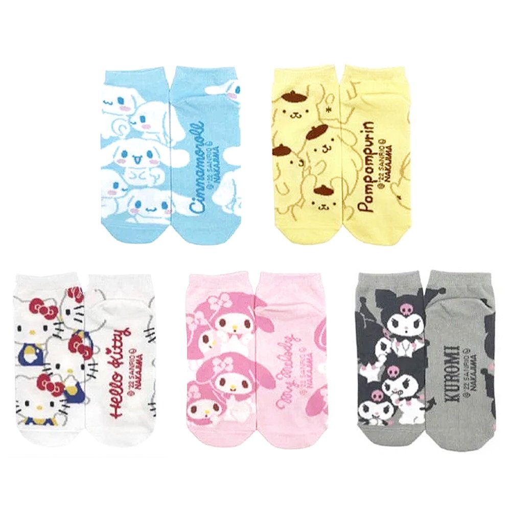 Sanrio Characters Various Poses Socks