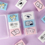[2-in-1] Sleeping Dog Eraser Set