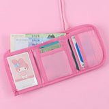 Sanrio Characters Velcro Necklace Wallet