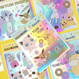 Pokemon Deco Sticker Sheets : Rainbow