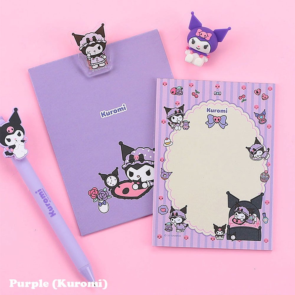 Sanrio Characters Mini Clip Board With Memo Pad