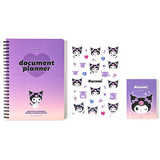 Sanrio Characters 4-Months Study Planner Set : Cutie