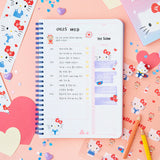 Sanrio Characters 4-Months Study Planner Set : Cutie