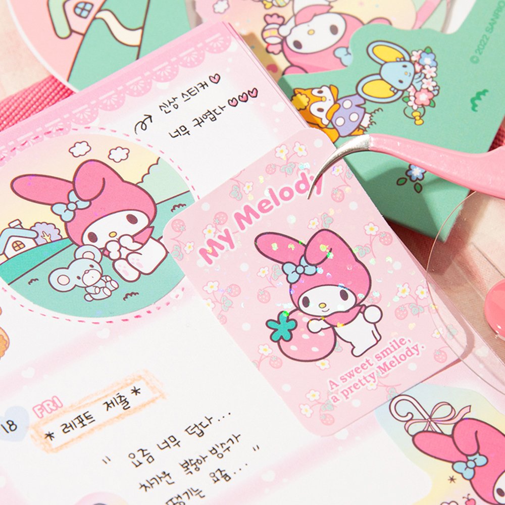 Sanrio Characters Shiny Sticker Pack