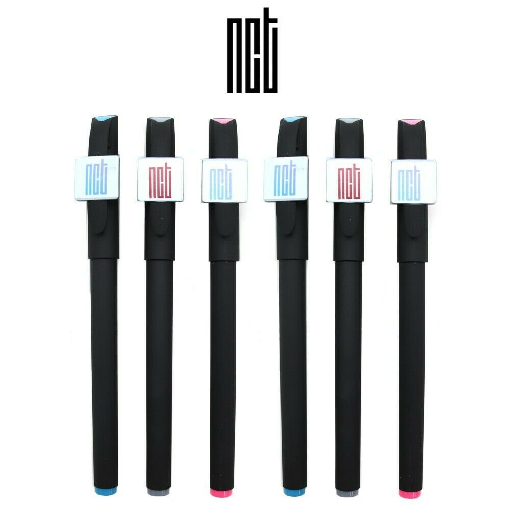 [6-in-1] NCT Black Ballpoint Pen Set