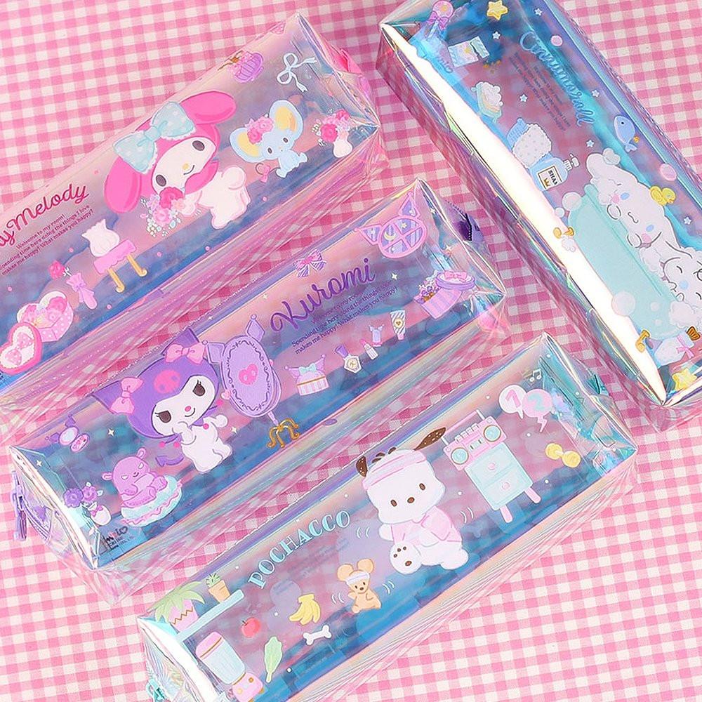 Sanrio Characters Hologram Pencil Pouch
