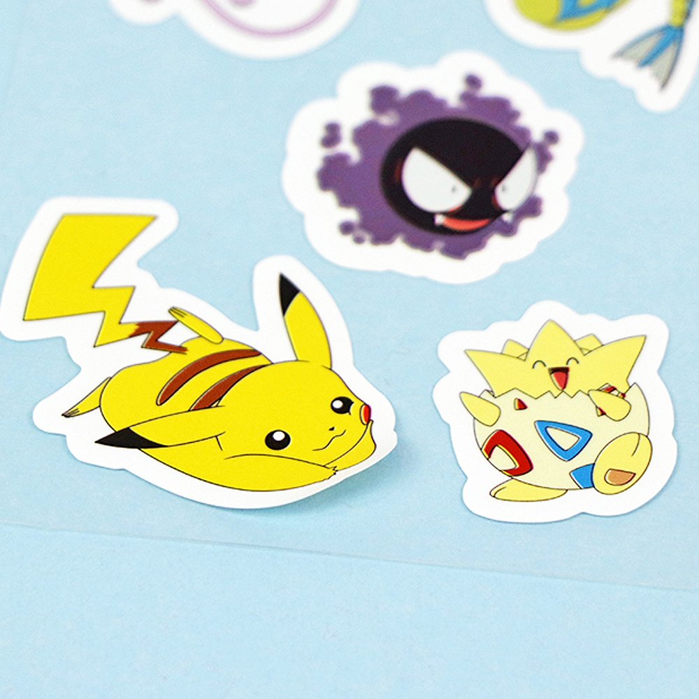 [4-in-1] Pokemon Mini Sticker Set