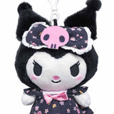 Kuromi Flower Dress Clip-On Plush