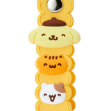 Pompompurin Smile Face Beaded Keychain