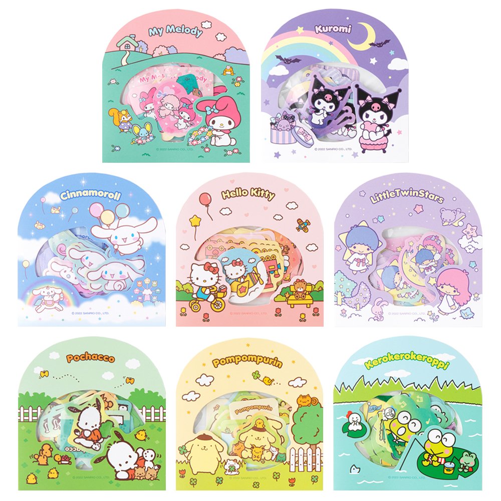 Sanrio Characters Shiny Sticker Pack