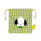 Sanrio Characters Checker Drawstring Pouch