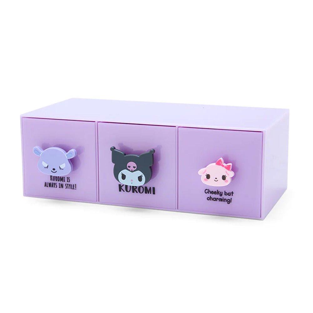 KUROMI 収納ボックス 36×26×24cm 3セット Kuromi Micromink Figural Storage Cube - Walmart.com