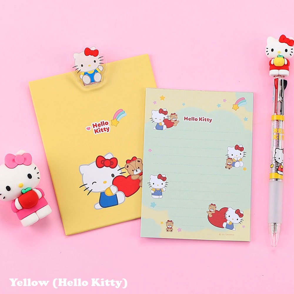 Sanrio Characters Mini Clip Board With Memo Pad