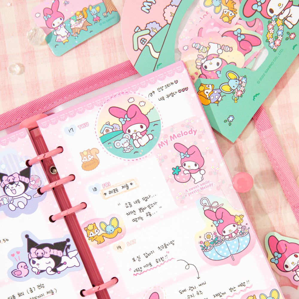 Sanrio Characters Shiny Sticker Pack