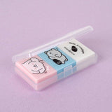 [2-in-1] Sleeping Dog Eraser Set