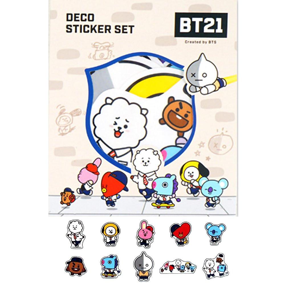BT21 Deco Stickers : School Life