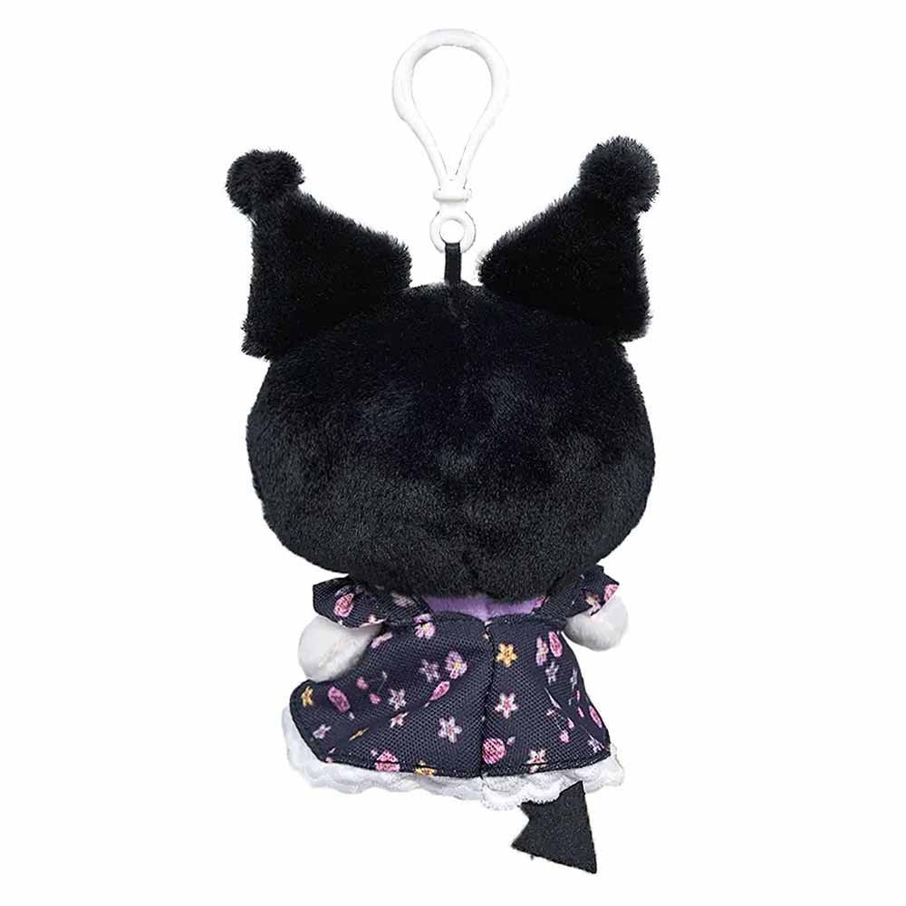 Kuromi Flower Dress Clip-On Plush