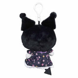 Kuromi Flower Dress Clip-On Plush
