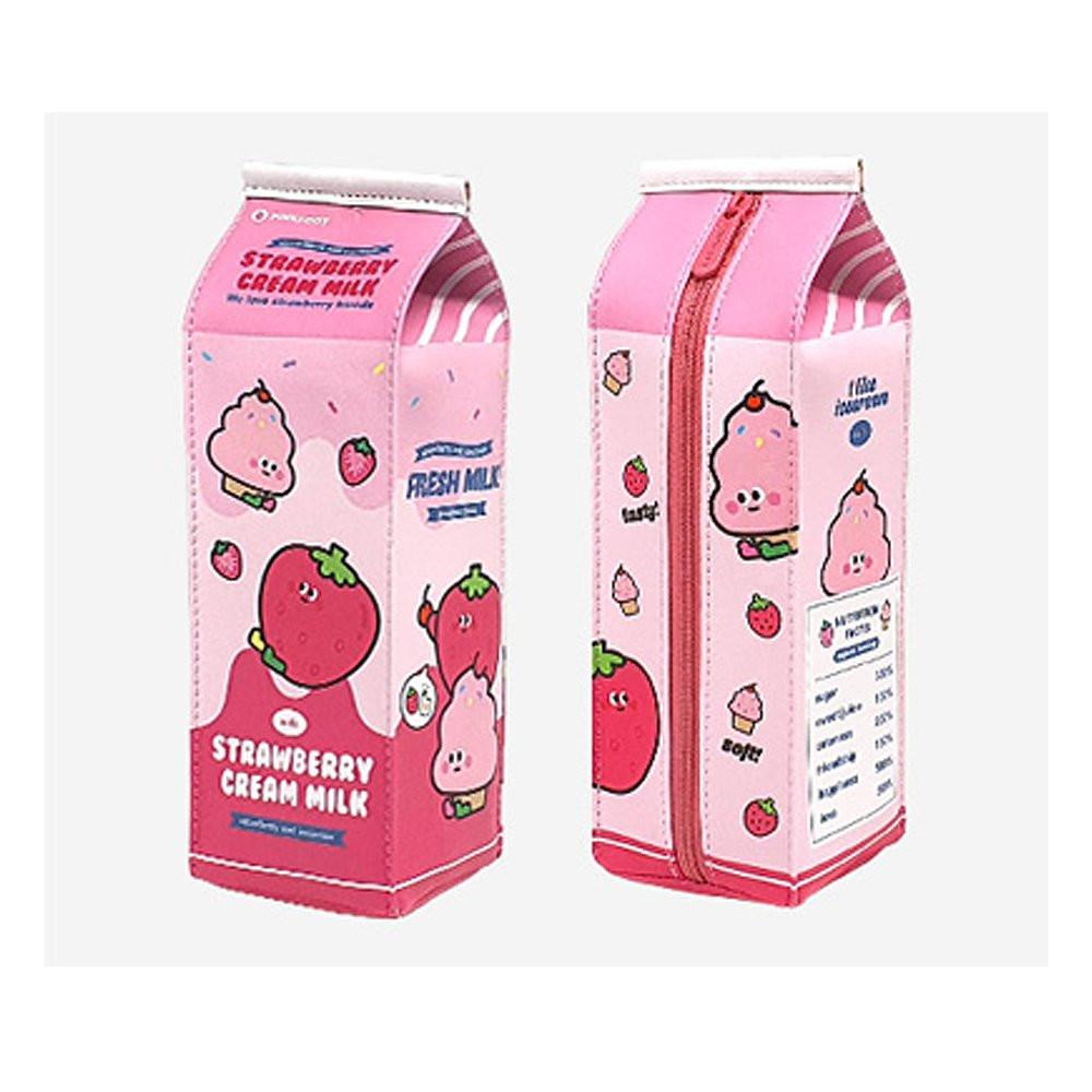 Milk Pack 8" Pencil Case