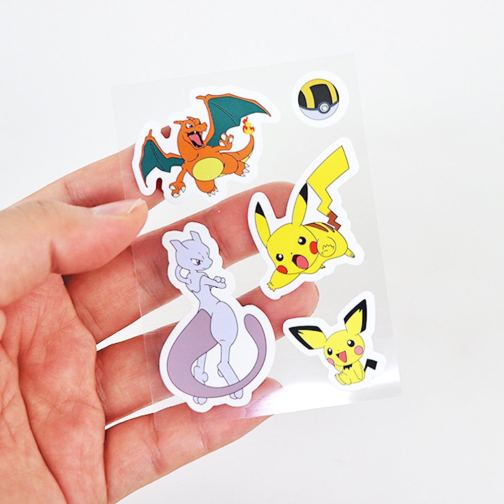 [4-in-1] Pokemon Mini Sticker Set