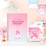 Sanrio Characters 4-Months Study Planner Set : Cutie