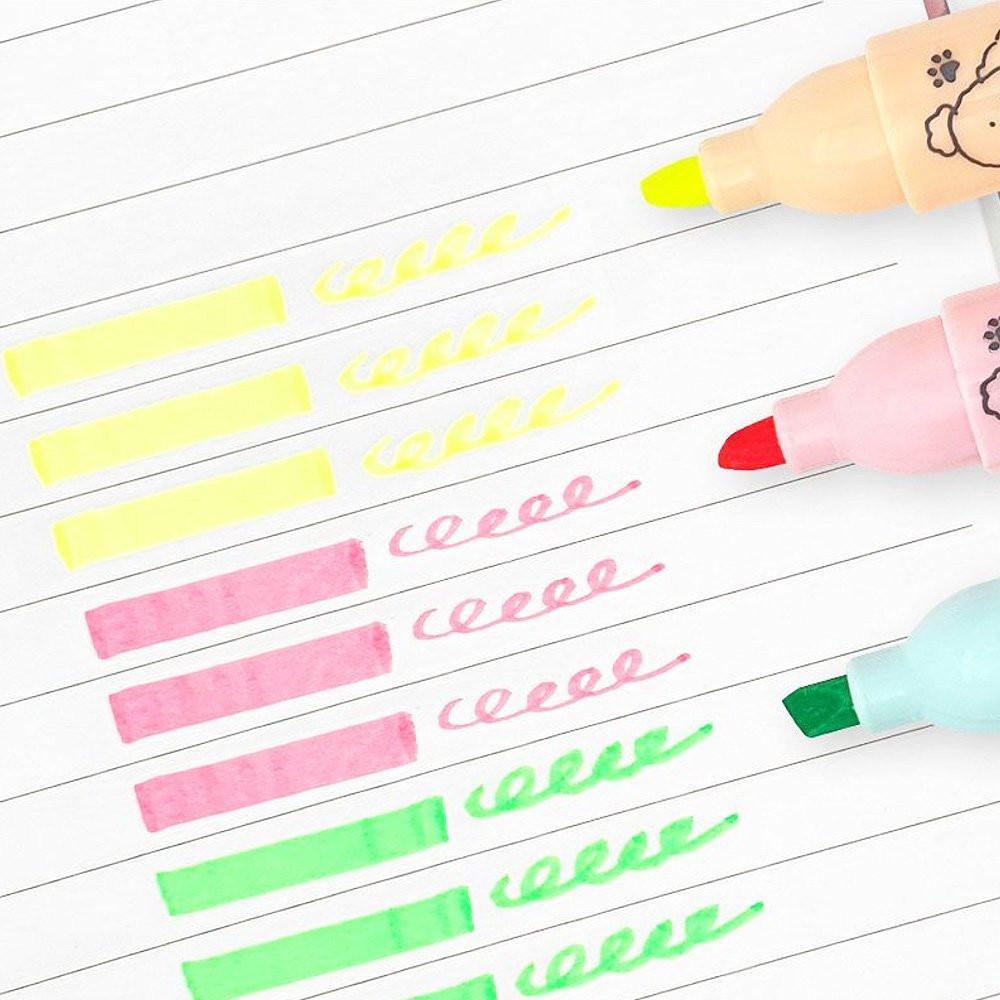 Puppy & Kitty Mini Highlighter Set