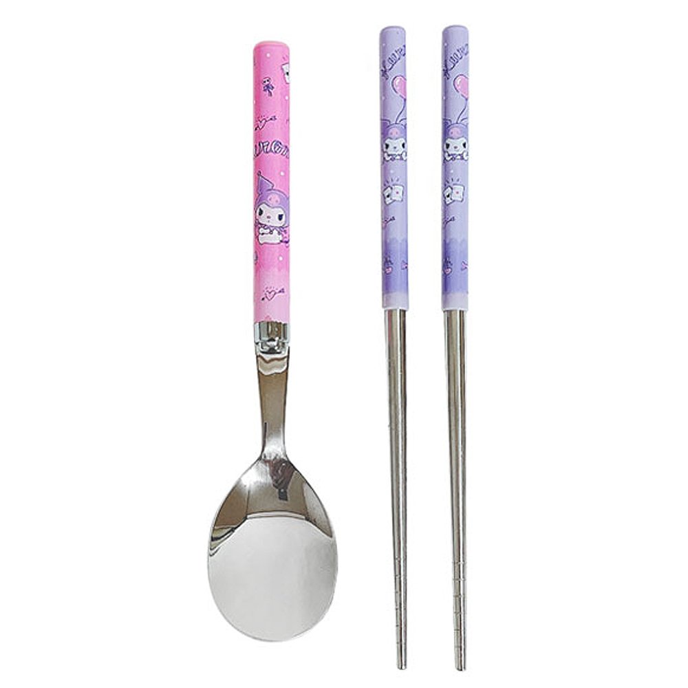 Sanrio Kuromi Spoon & Chopstick Set