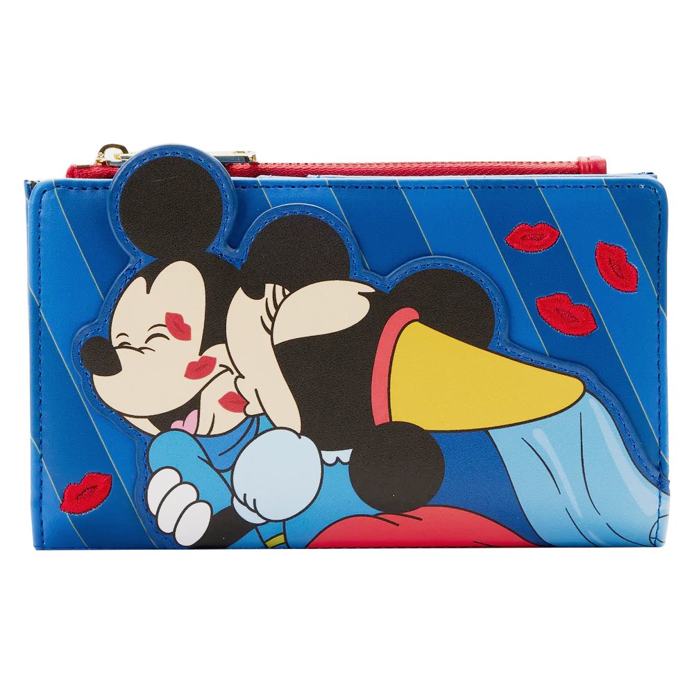 Loungefly x Disney Brave Little Tailor Mickey and Minnie Mouse Flap Wallet