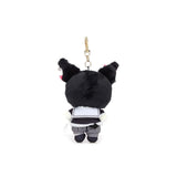 Sanrio Kuromi Winking Plush Mascot Keychain :Black