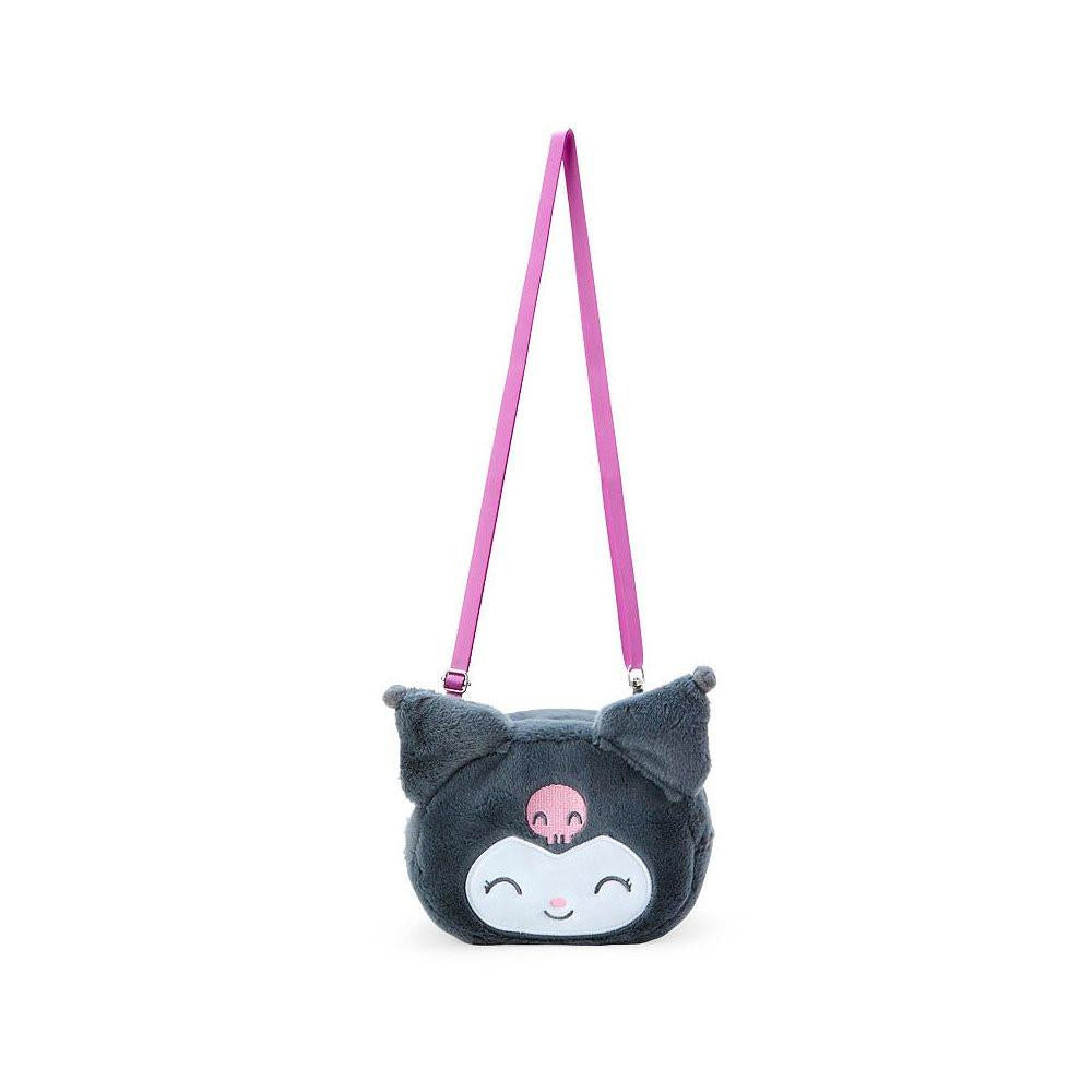 Kuromi Smile Plush Crossbody Bag - Thumbnail 2