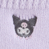 Sanrio Kuromi Crew Embroidered Face Socks