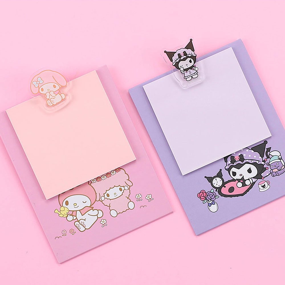 Sanrio Characters Mini Clip Board With Memo Pad