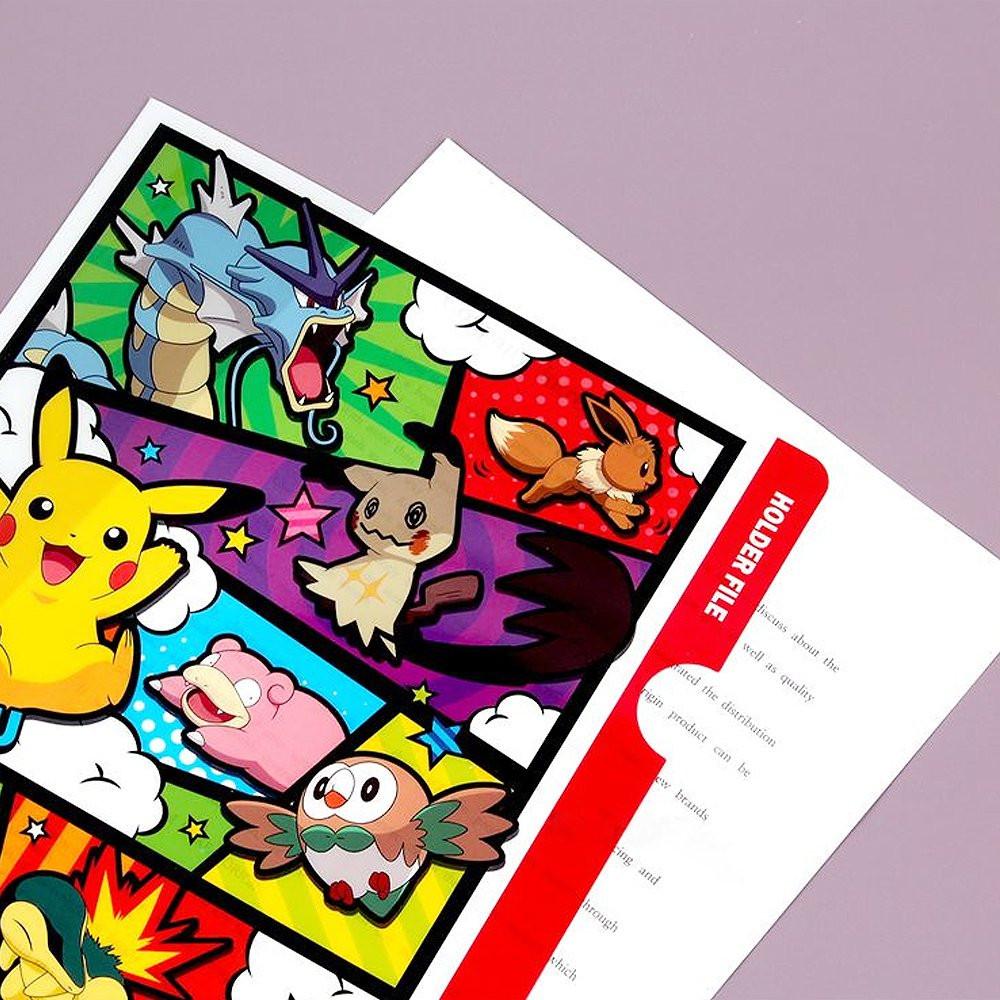 pokemon folders for cards Pokémon File Folder Blue