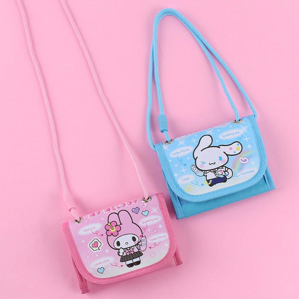 Sanrio Characters Velcro Necklace Wallet